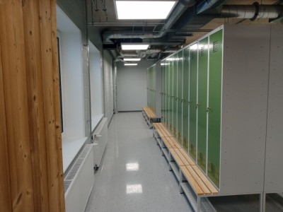 Delivery and installation of VVN metal wardrobes to the company "Thermory" 3
